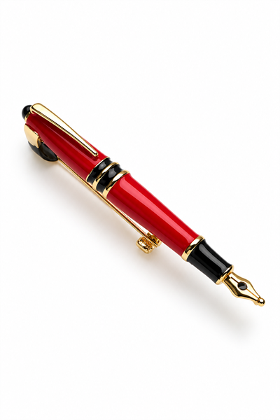 Stylo Plume Broş 