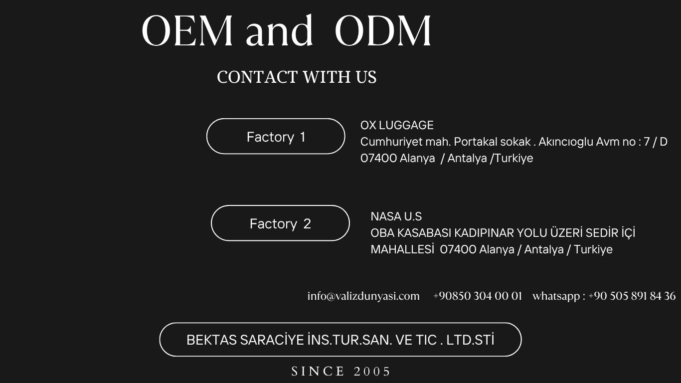 Valiz Üreticisi - OEM & Toptan Valiz Üretimi