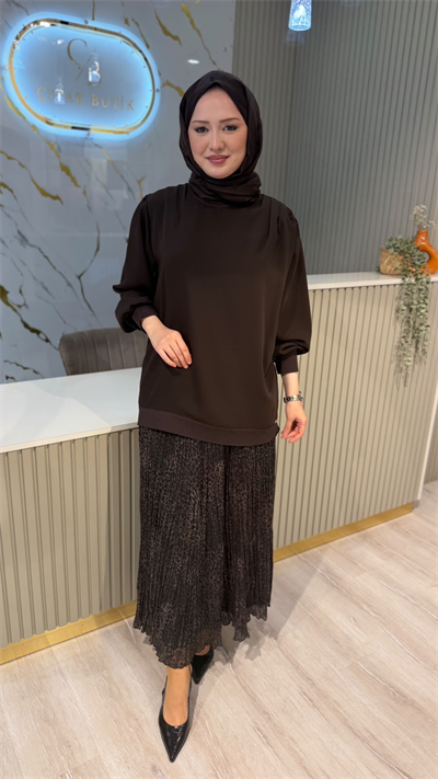 GHİSA 4488 TUNIK-KAHVE