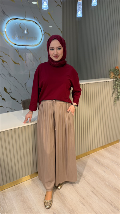 GHİSA 8269 PANTOLON - KOYU BEJ