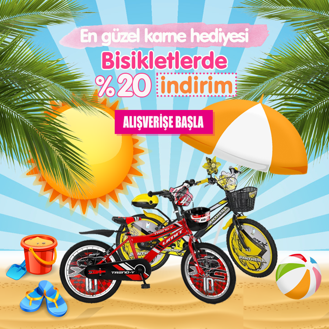 BİSİKLETLER YAZ TATİLİ