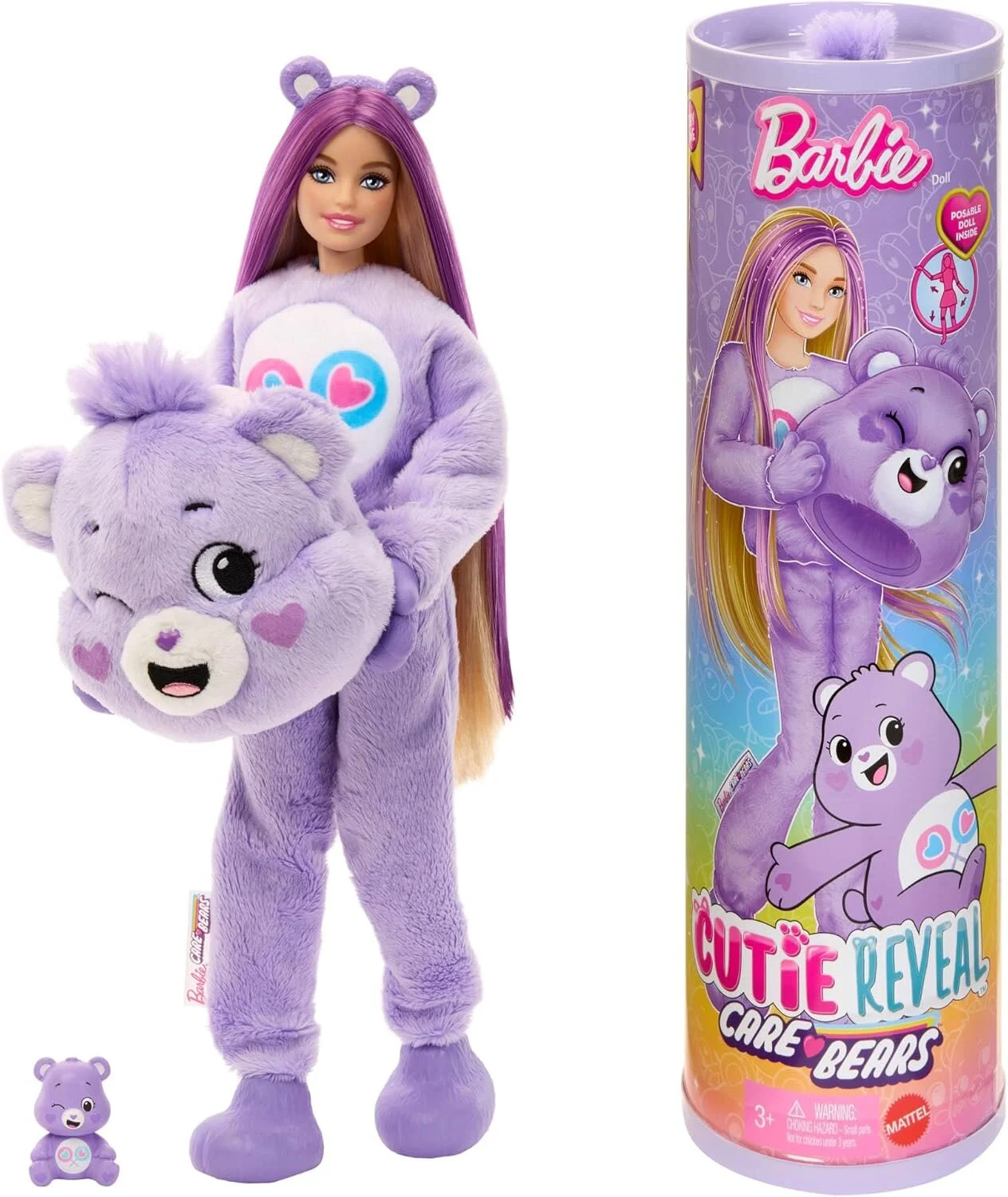 BARBIE CUTIE REVEAL CARE BEAR SERISI MOR JCN93-JCN94 Diğer JCN94