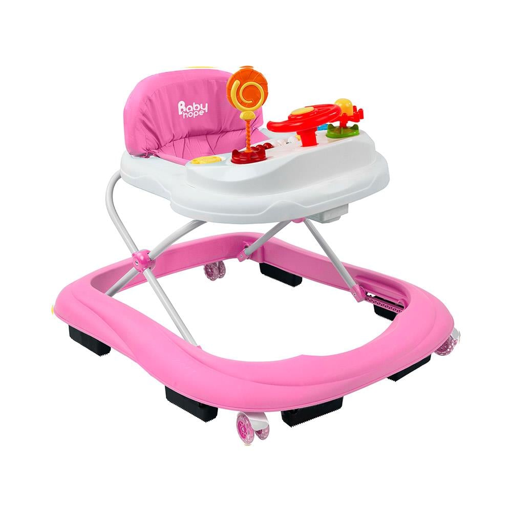 Babyhope 217 Lüks Oyuncaklı Yürüteç Pembe Clementoni BYB 217 P
