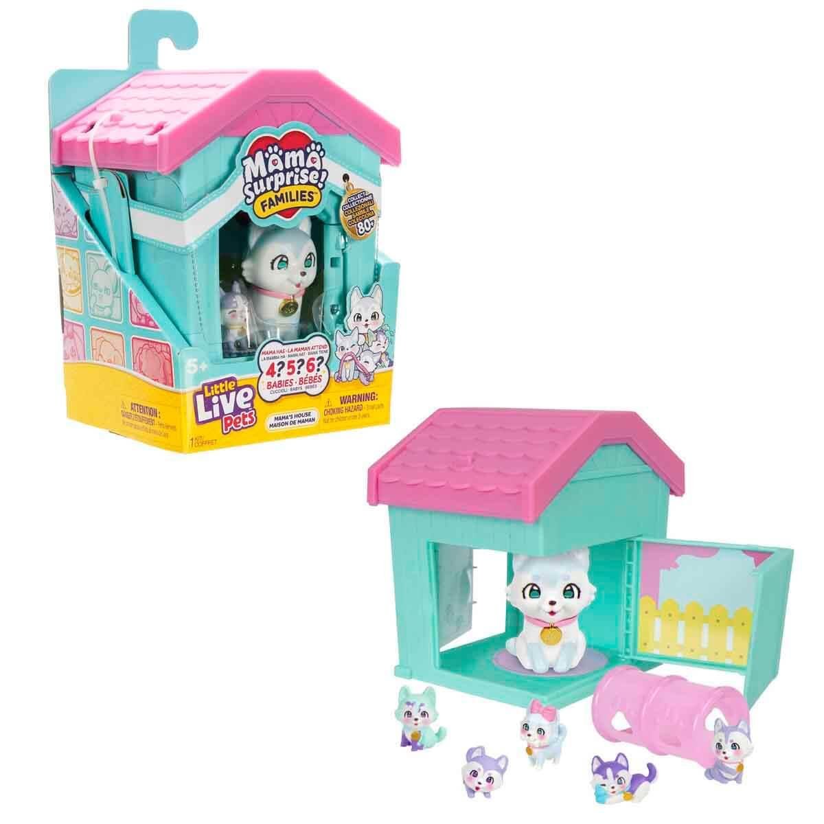 LITTLE LIVE PETS LIVE PETS MAMA SURPRISE FAMILIES HOUSE WITH HUSKY LP306000 Diğer LP306000 H