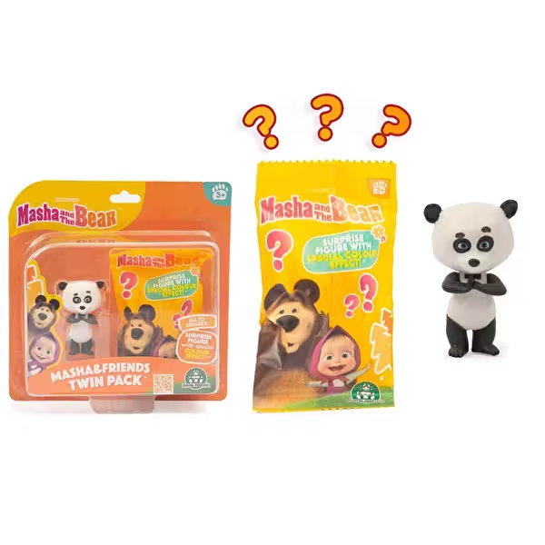 MASHA ILE KOCA AYI 2’LI FIGUR PAKETI PANDA MHA35000 Diğer MHA35000 P