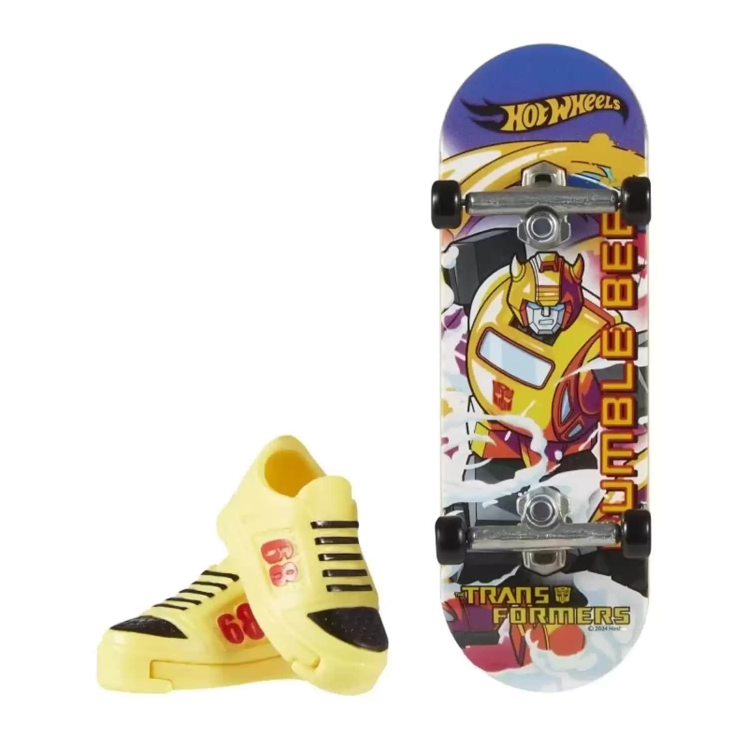 Hot Wheels Skate Parmak Kaykay ve Ayakkabı Paketleri Bumblebee HMY18-HVK38 Hot Wheels HVK38