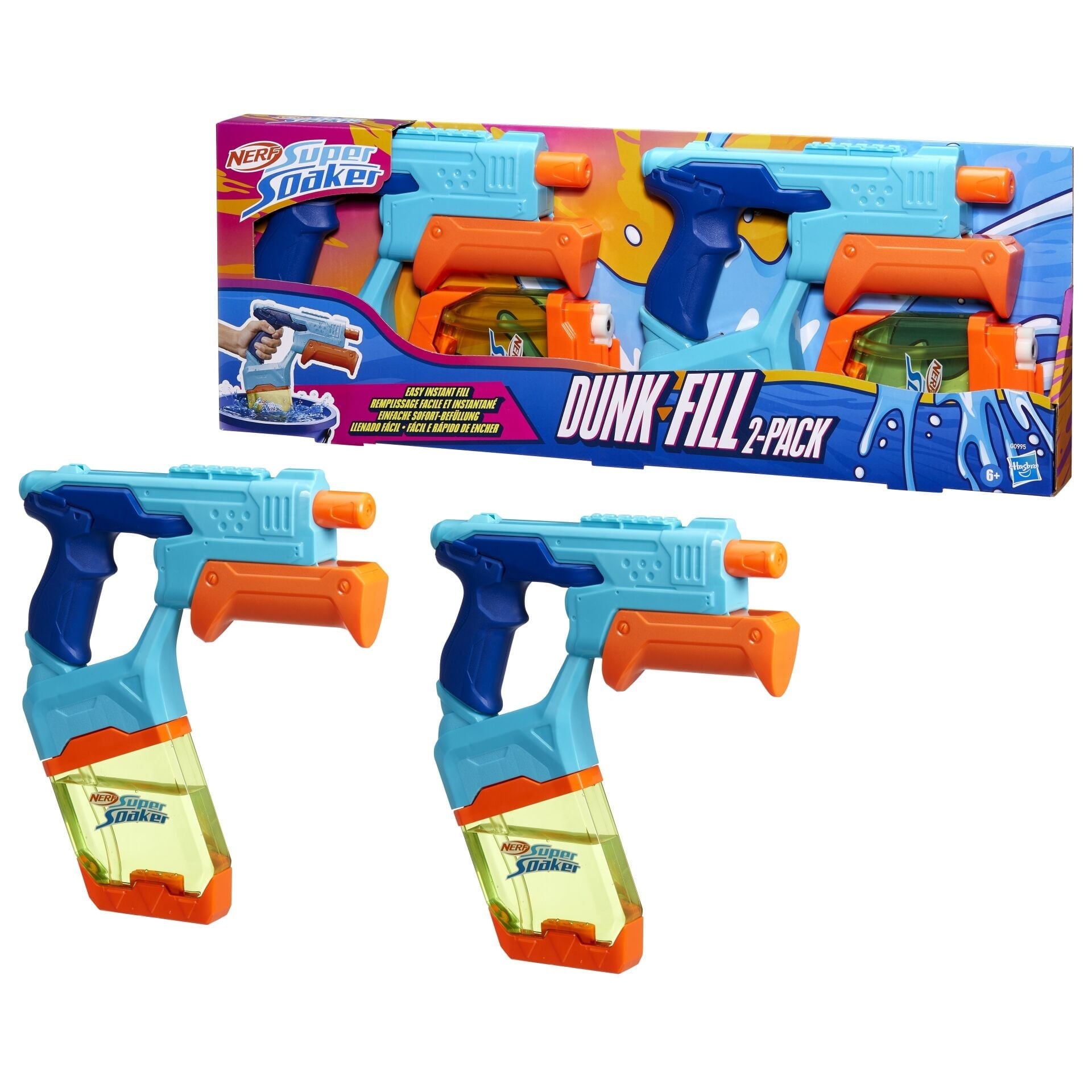 Nerf Super Soaker 2'li Dunk Fill G0995 Nerf G0995