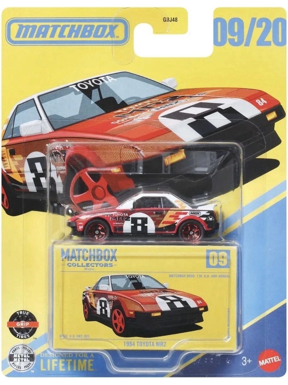 MATCHBOX COLLECTORS 1984 TOYOTA MR2 GBJ48-JJW03 Diğer JJW03