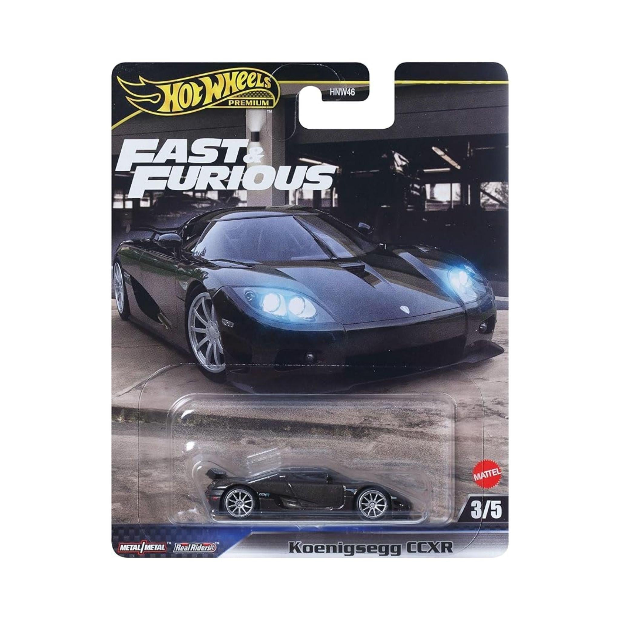 HOT WHEELS PREMIUM FAST & FURIOUS KOENIGSEGG CCXR HNW46-JBL88 Diğer JBL88
