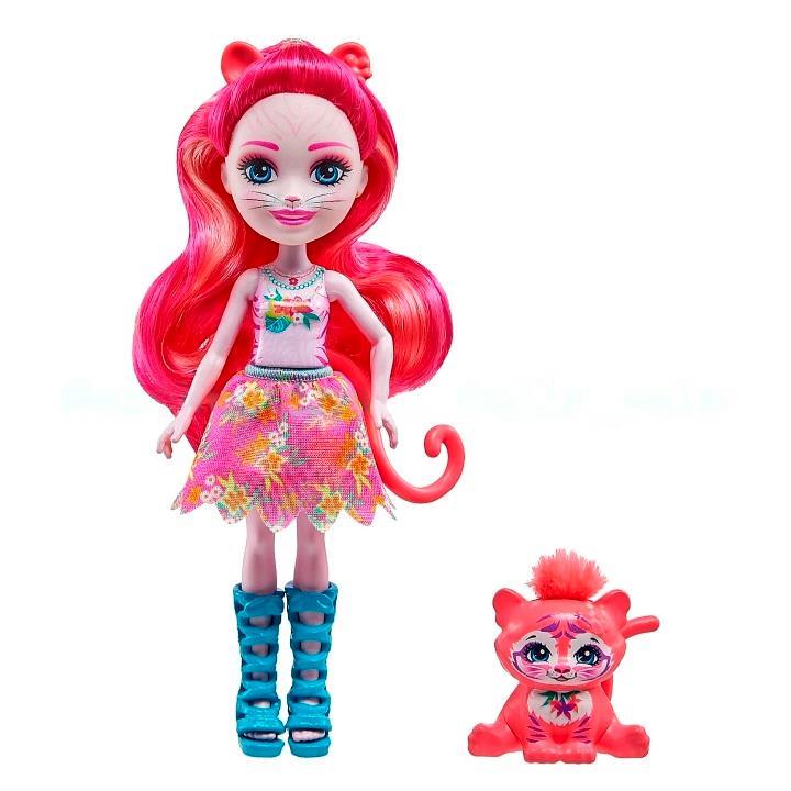 Enchantimals Popüler Bebekler Texie Tiger ve Sabre FNH22-HXB97 Enchantimals HXB97