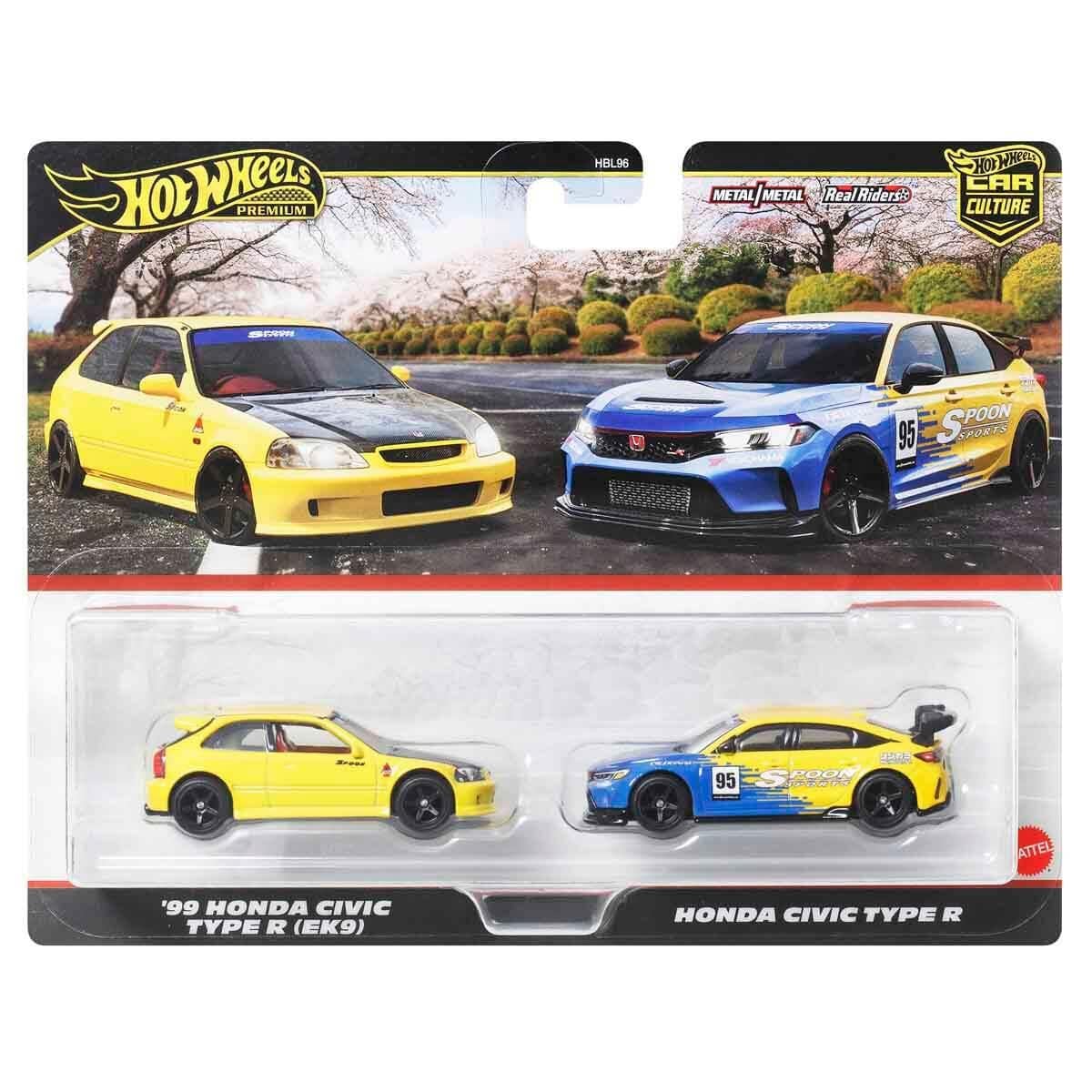 HOT WHEELS PREMIUM CAR CULTURE 2LI 99 HONDA CIVIC TYPE R VE HONDA CIVIC TYPE R HBL96-JBL00 Diğer JBL00