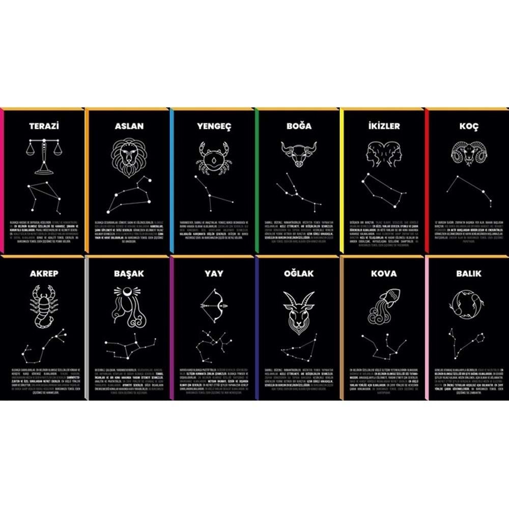 Lilamor Burçlar Defter 9X16 48 Sayfa Lilamor LLM DF0916 BR01