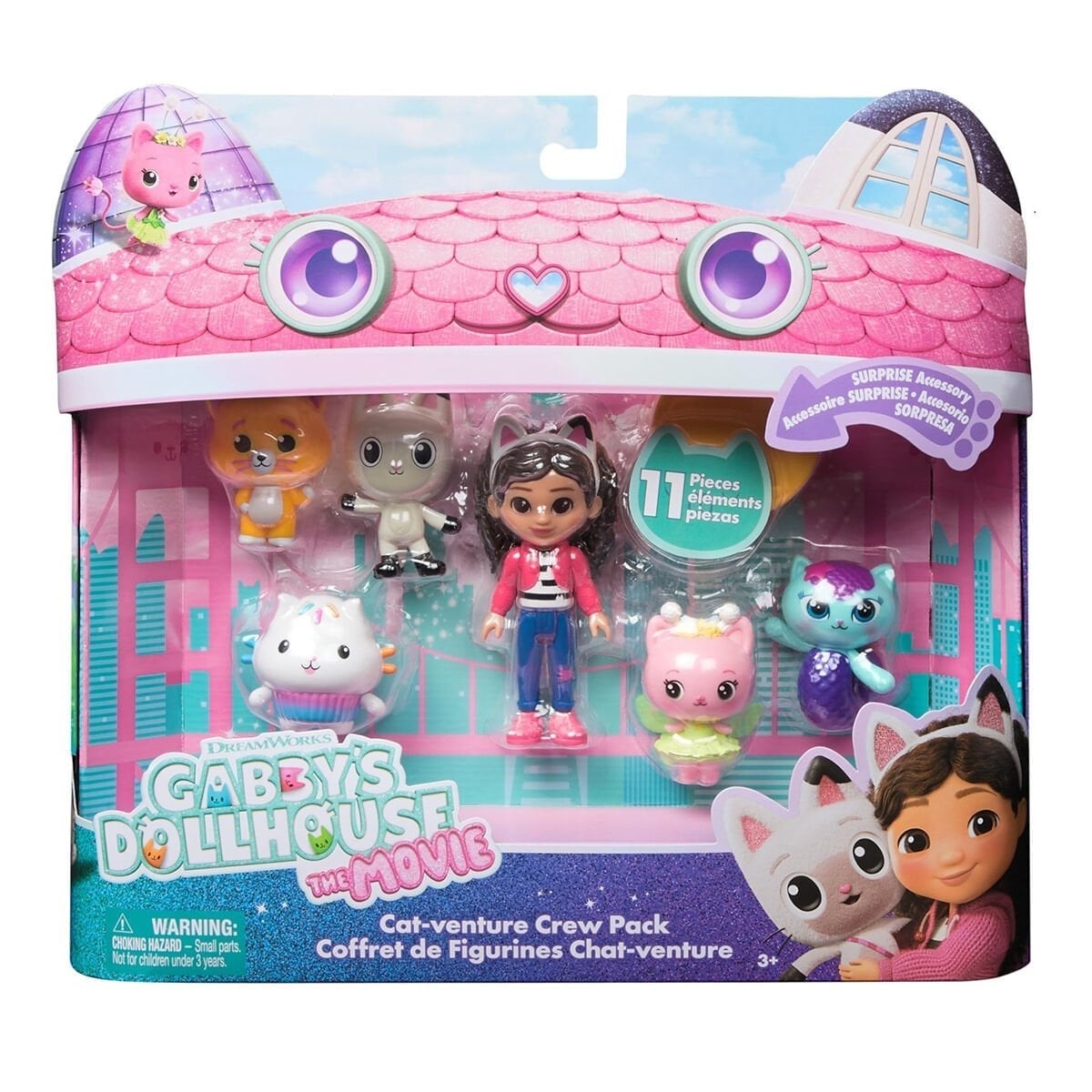 GABBYS DOLLHOUSE THE MOVIE CAT-VENTURE CREW PACK 6072633 Diğer SPM 6072633