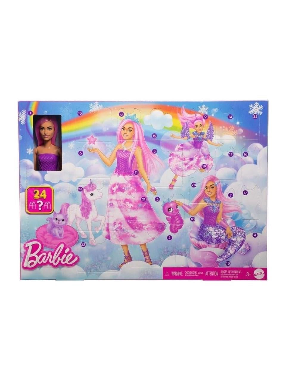 BARBIE ADVENT CALENDAR WITH DOLL FANTASY JFL66 Diğer JFL66