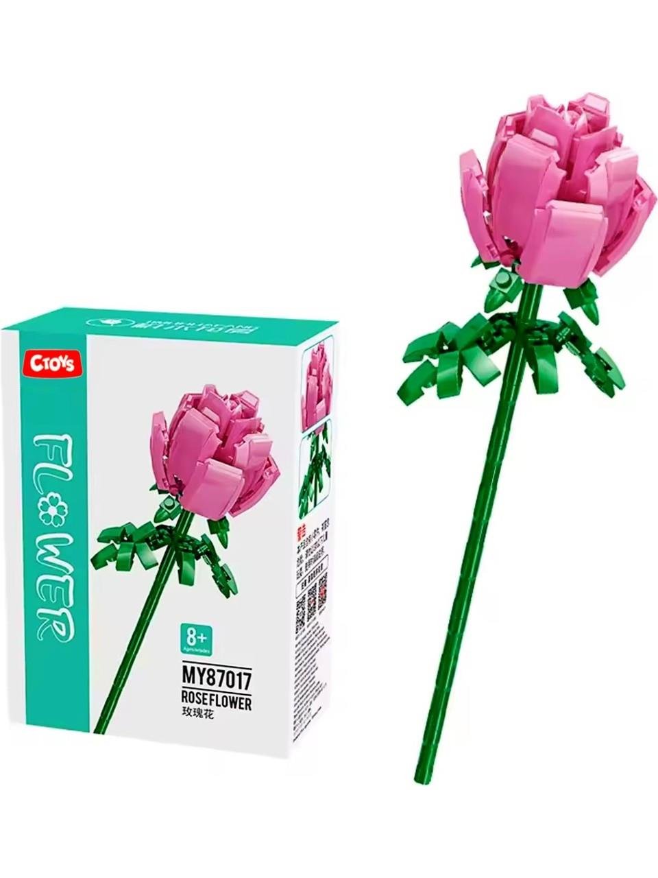 CTOY CICEK YAPMA BLOK SETI PEMBE GUL MY87017 Diğer CTOY MY87017