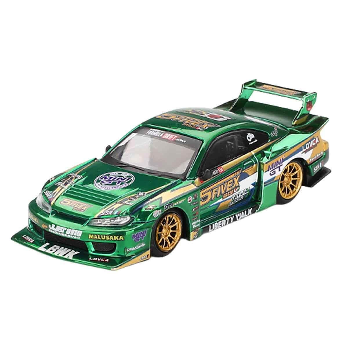 MINI GT 1:64 NISSAN LB-SUPER SILHOUETTE S15 SILVIA LBWK 2024 FAUSTO RACING MGT00858 Diğer MGT00858
