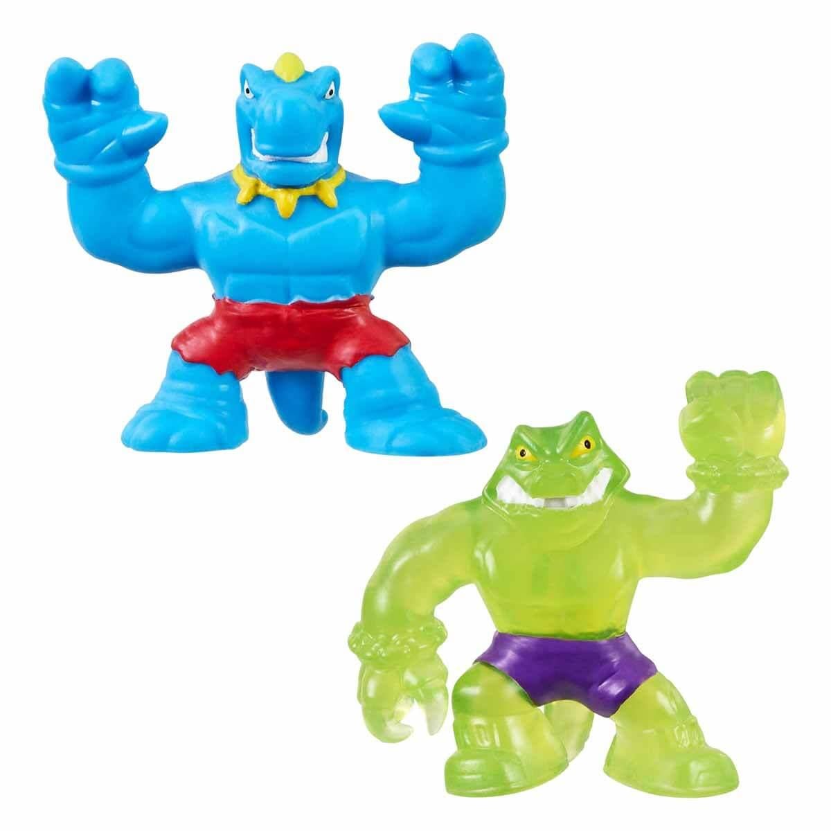 Goojitzu Hgjz Minis Stretch 2li Figür Seti GJT48000 Rock Jaw vs Tyro Goojitzu GJT48000 TRJ