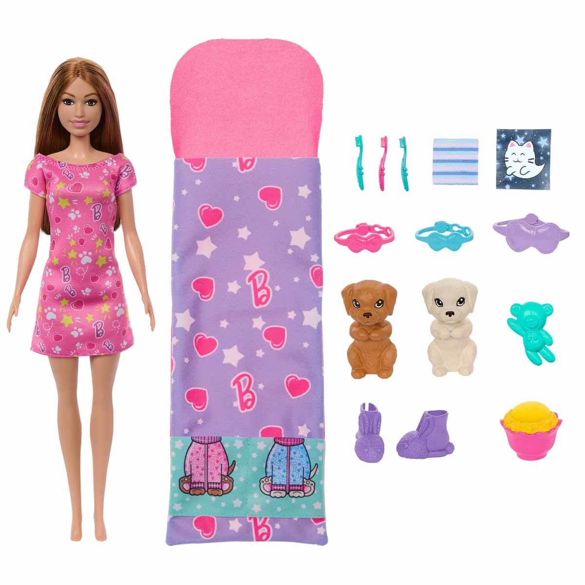 Barbie ve Köpekçikleri Pijama Partisi HXN01 Barbie HXN01