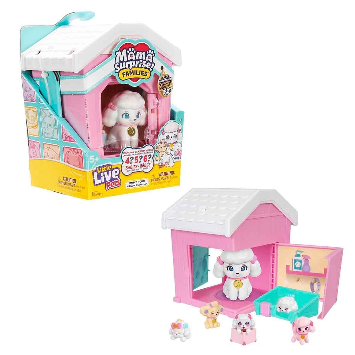 Little Live Pets Mama Sürprise Families House With Poodle LP306000 Giochi Preziosi LP306000 P