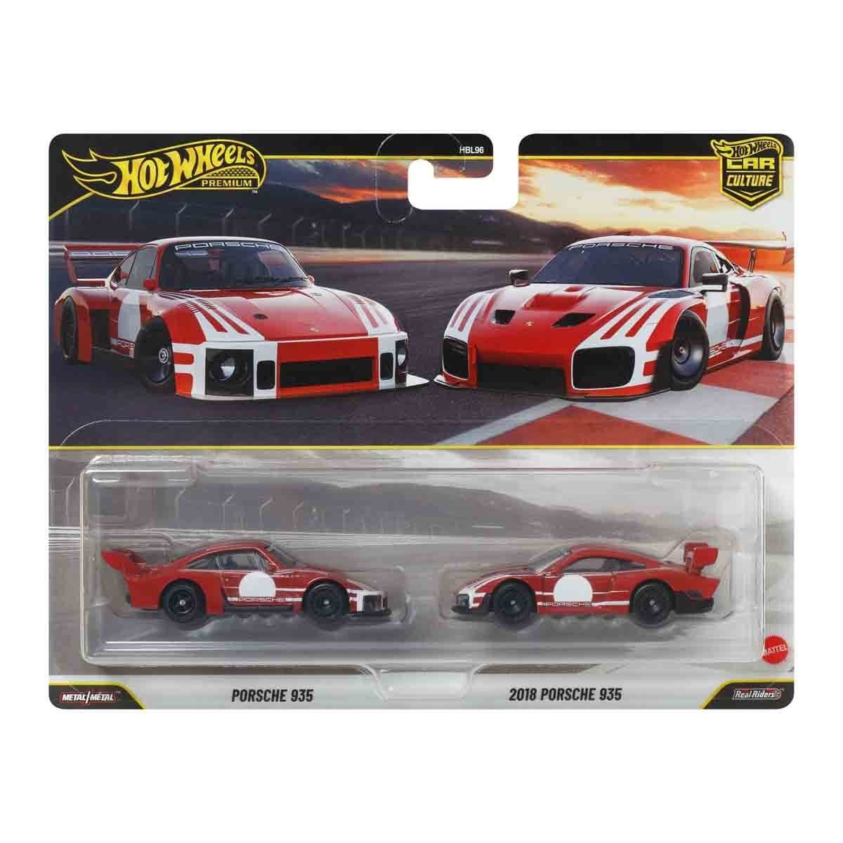 HW PREMIUM 2LI PAKET PORSCHE 935&2018 PORSCHE 935 HBL96-JHW51 Hot Wheels JHW51