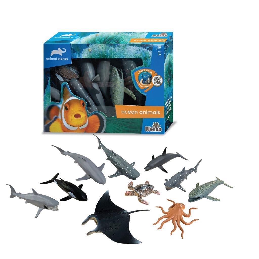 Vardem Kutulu 10 Parça Okyanus Hayvanları Seti Vardem VARSH D5802