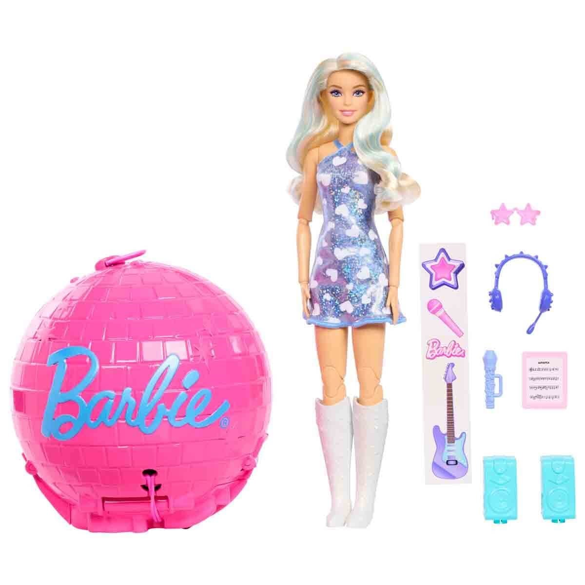 Barbie Roll ve Reveal Pop Star Bebeği JMK19 Barbie JMK19