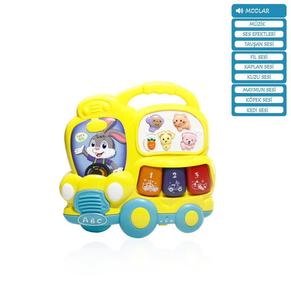ISIKLI VE MUZIKLI OTOBUS BEBEK PIYANOSU Diğer JLG 966 67A