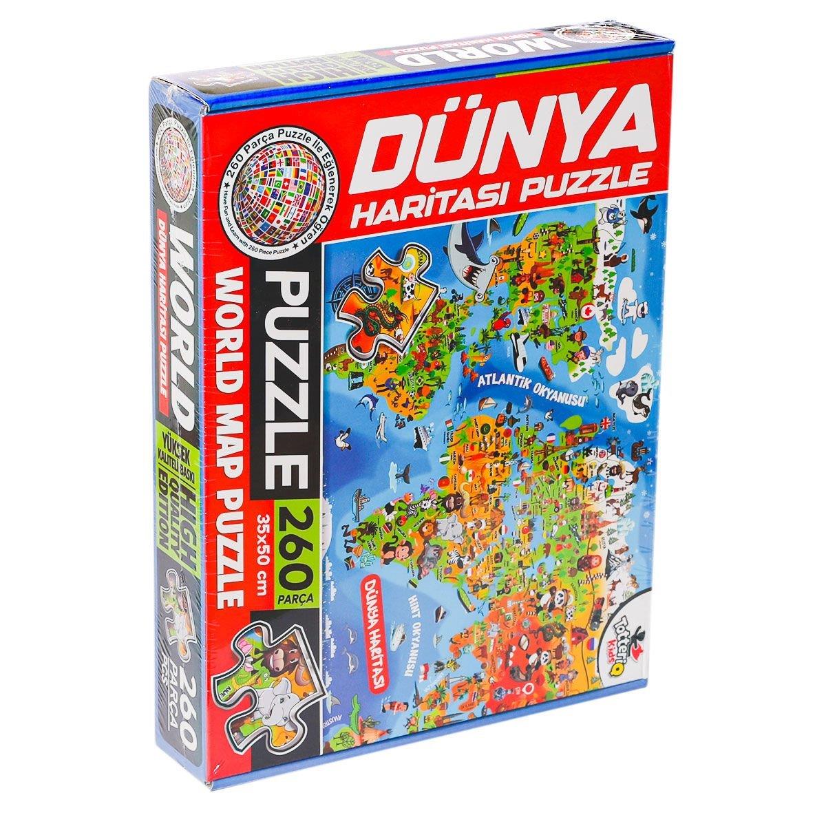 DUNYA KULTUR HARITASI PUZZLE Diğer TOT 7375