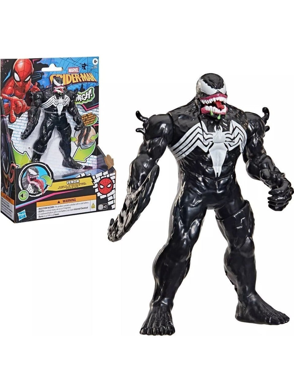 SPIDER-MAN VENOM ACTION FX ELECTRONIC ACTION FIGURE G2855 Diğer G2855