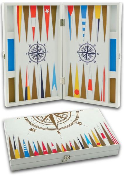 Elegance Leather Compass Tavla KS Games T92