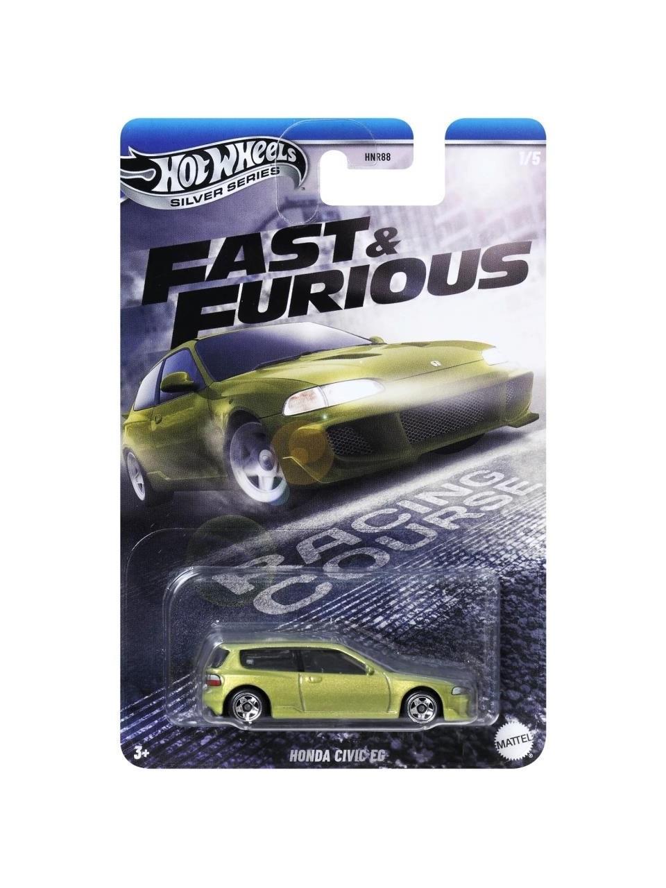 HOT WHEELS SILVER SERIES FAST & FURIOUS HONDA CIVIC EG HNR88-JBY39 Diğer JBY39