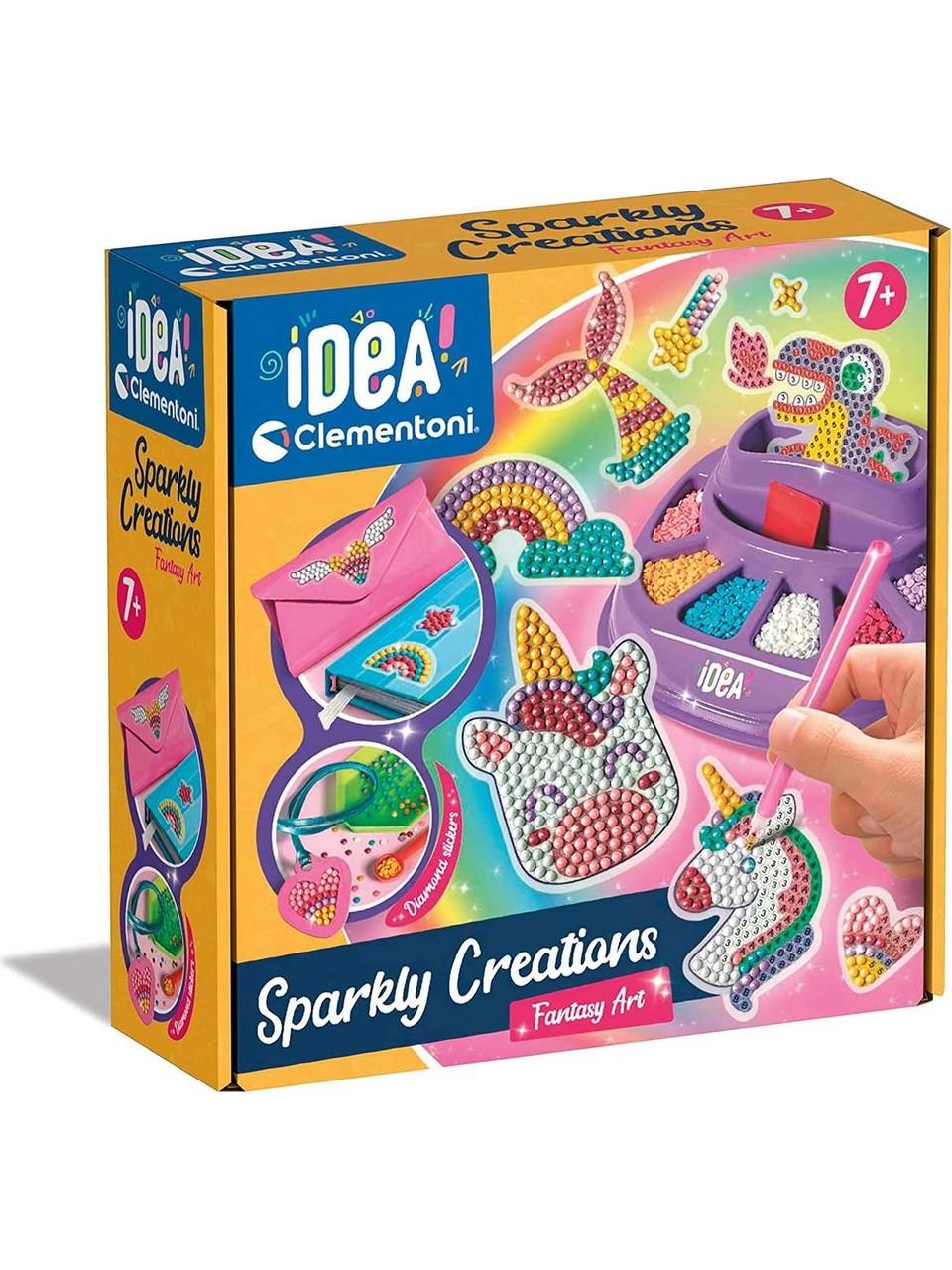 CLEMENTONI IDEA ISILTILI TASARIM SETI FANTASTIK SANAT 18746 Diğer CLE 18746