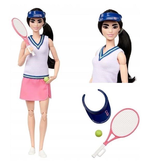 Barbie 2'si Bir Arada (Tenis ve Badminton) Diğer FR57294