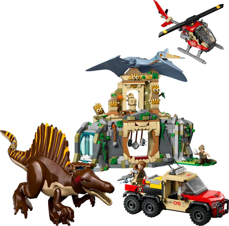 LEGO JURASSIC WORLD SPINOSAURUS VE QUETZALCOATLUS HAVA GOREVI 76976 Diğer LJW76976