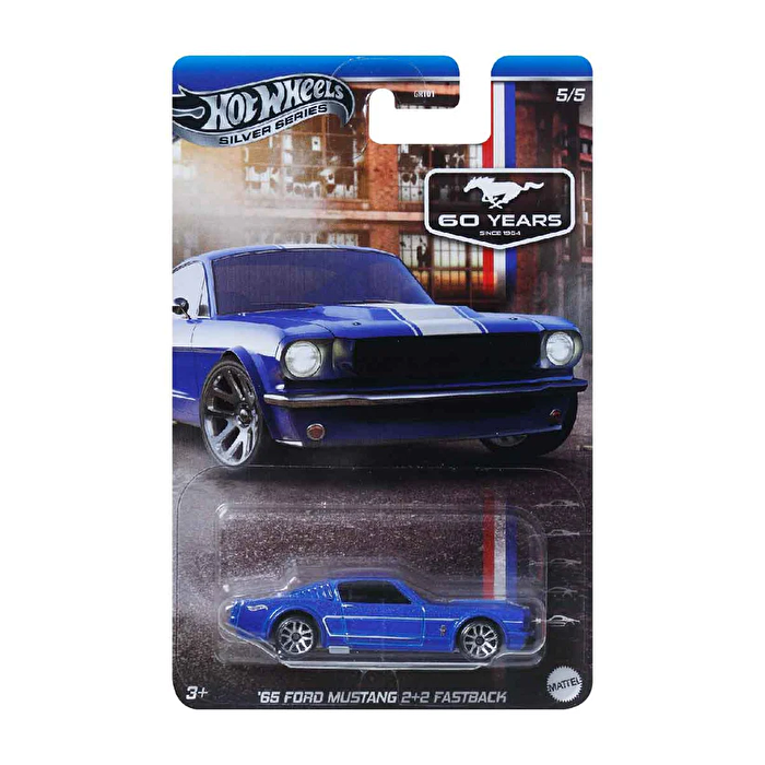HOT WHEELS SILVER SERIES ARABA 65 FORD MUSTANG 2+2 FASTBACK GRT01-JBY49 Diğer JBY49
