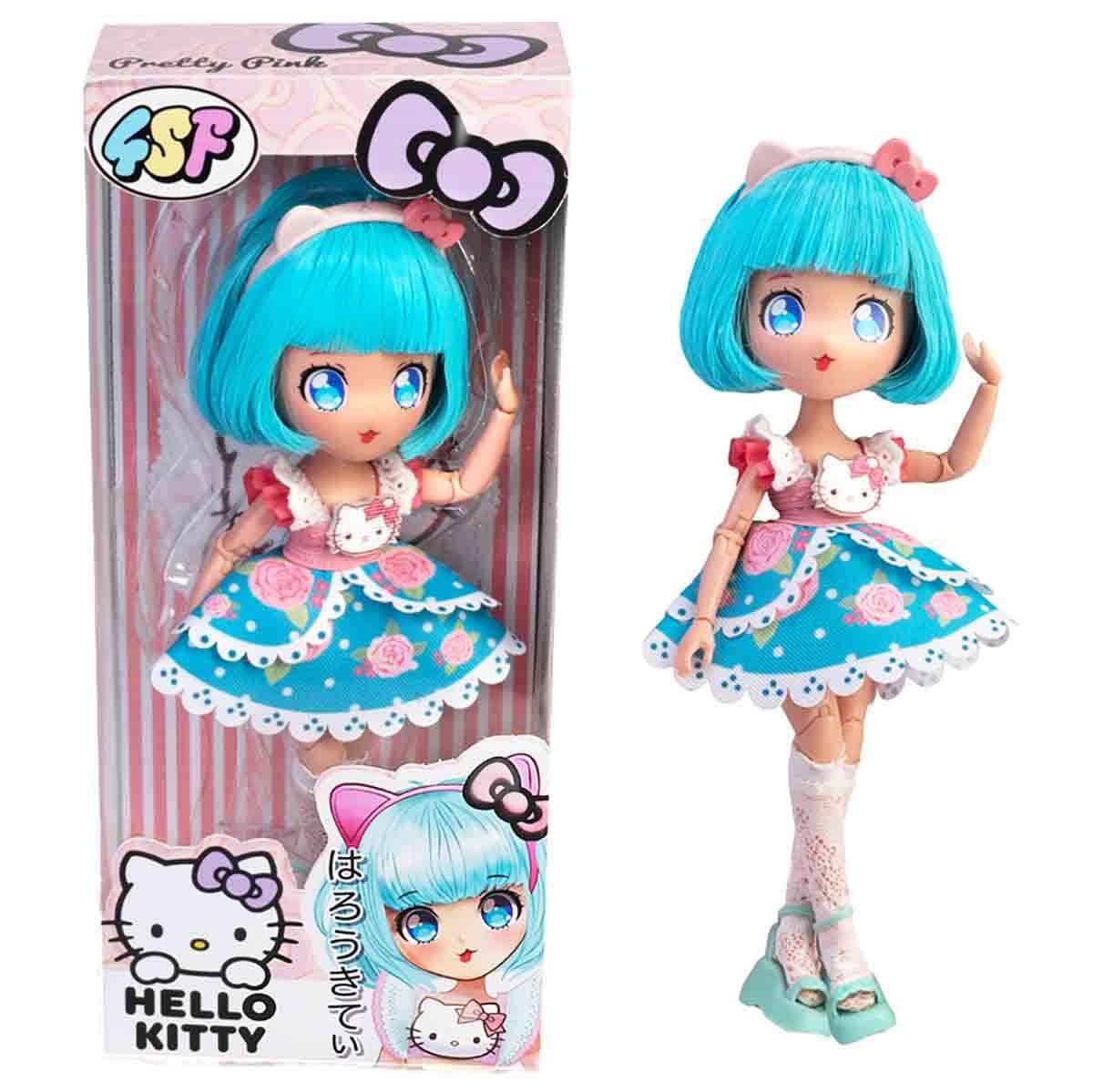 Hello Kitty Manga Bebek Figürü HKTF0000 - Pretty Pink Hello Kitty HKTF0000 PP