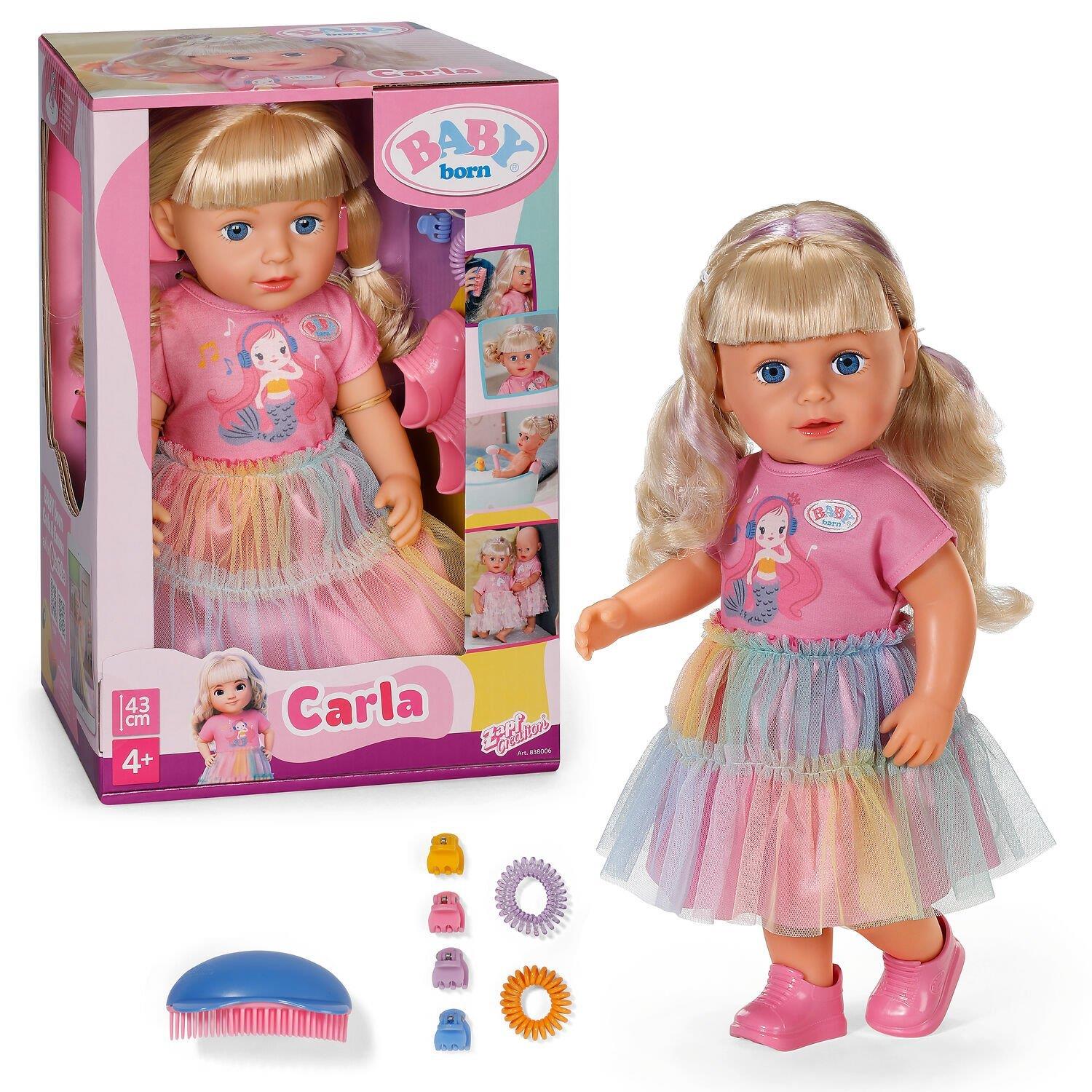 BABY BORN 43 CM CARLA KIZ KARDESI BEBEK Diğer ZBB8380006