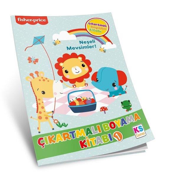 FISHER PRICE COLORING STICKER BOOK 1 NESELI MEVSIMLER Diğer FP 13437