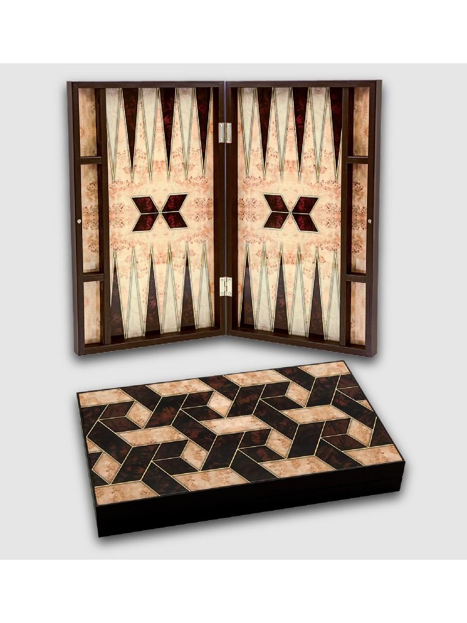 Elegance Walnut Style Tavla KS Games T60