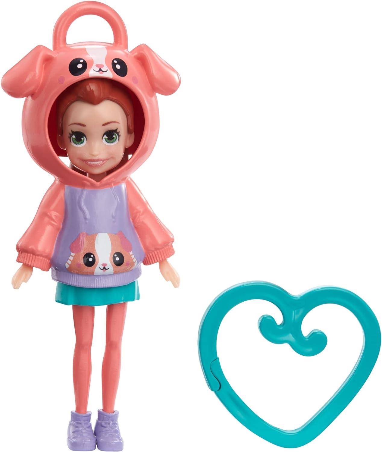 Polly Pocket Kapüşonlu Bebekler HKV98-HKW01 Polly Pocket HKW01