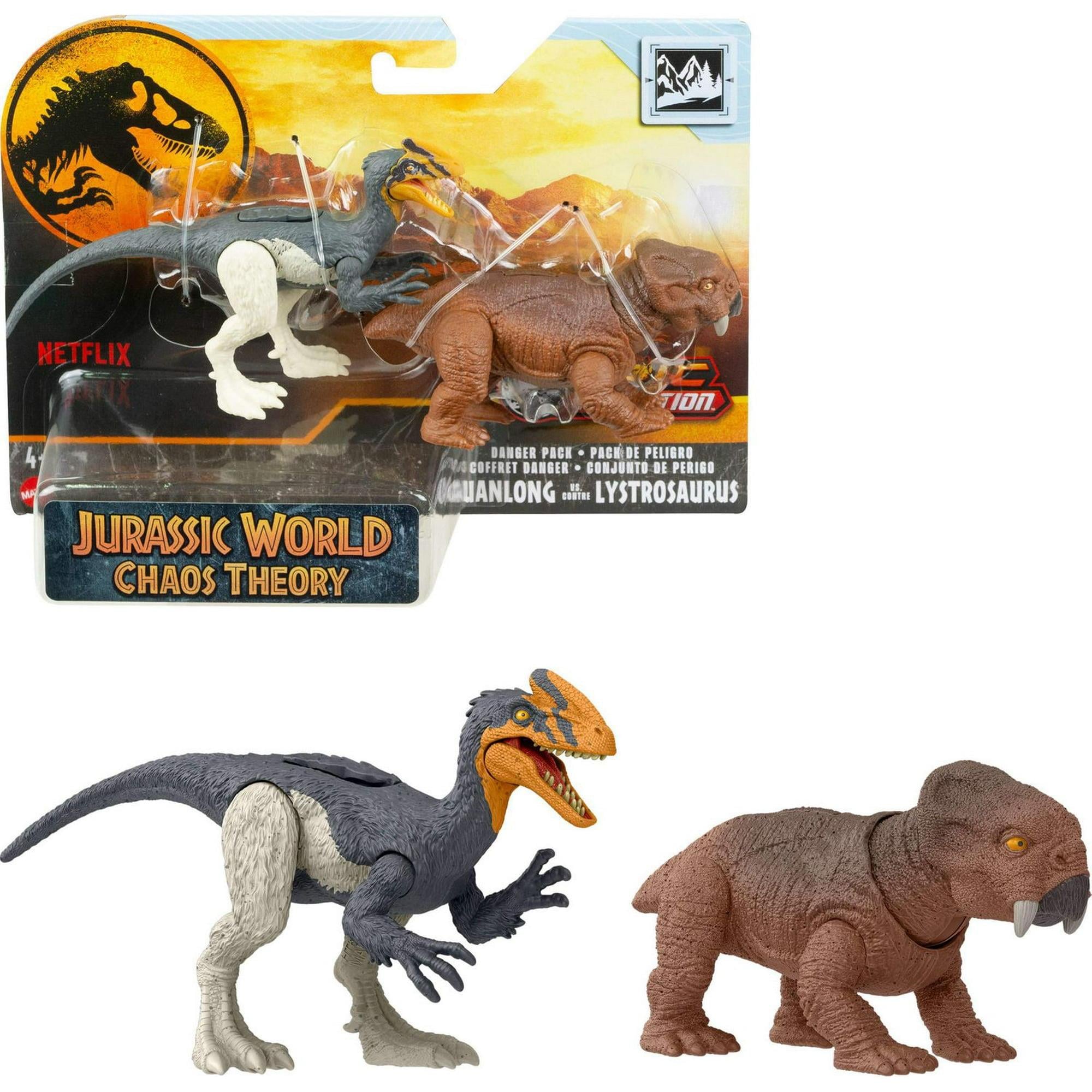 JURASSIC WORLD TEHLIKELI DINOZOR PAKETI GUANLONG VS LYSTROSAURUS HLN49-HTK55 Diğer HTK55