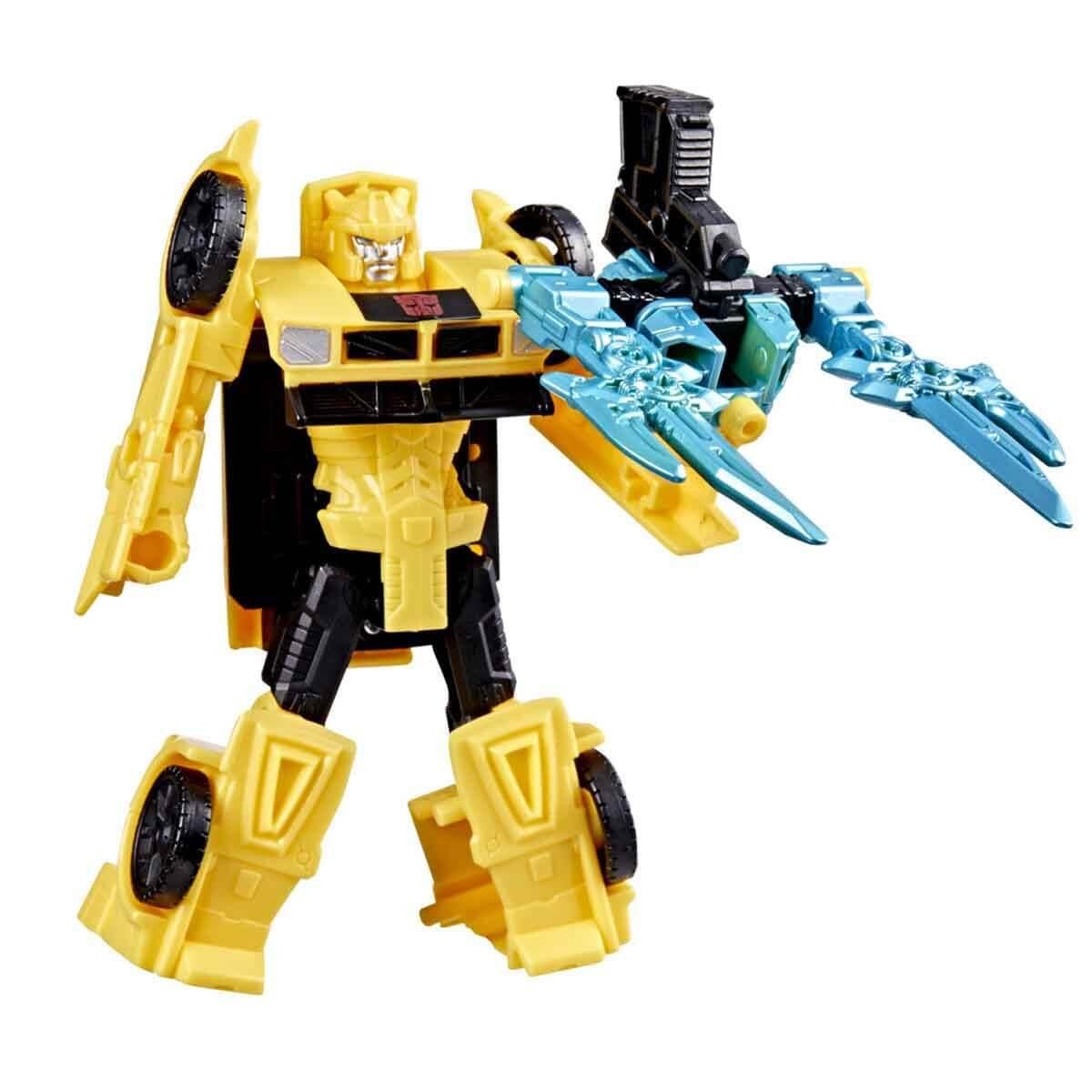 TRANSFORMERS CYBERWORLD ARMORED CYBER CHANGE BUMBLEBEE G0742-G0747 Diğer G1045
