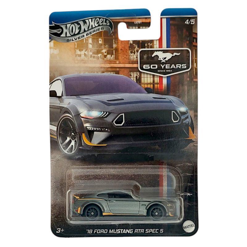 HOT WHEELS SILVER SERIES ARABA 18 FORD MUSTANG RTR SPEC 5 GRT01-JBY53 Diğer JBY53