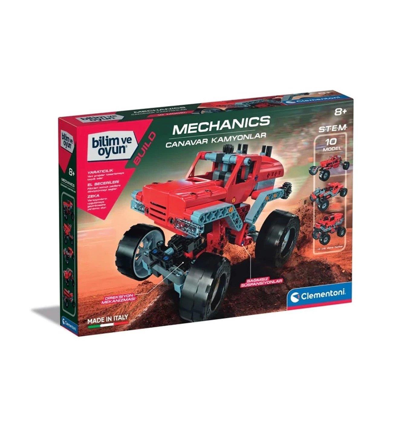 Clementoni Mekanik Laboratuvarı - Canavar Kamyonlar +8 yaş 75038TR Clementoni CLE 75038