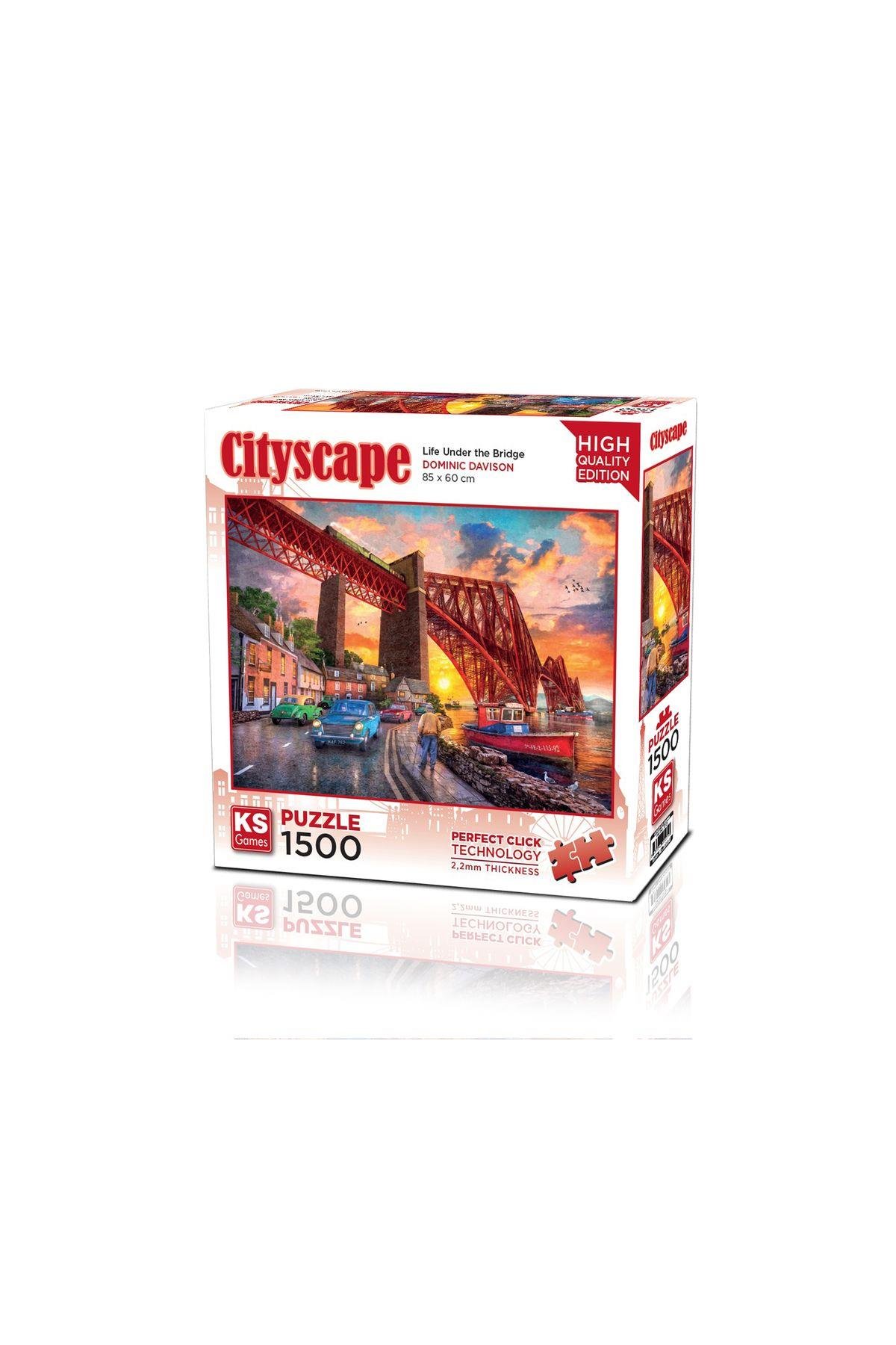 PUZZLE 1500 FORTH BRIDGE AT SUNSET (LIFE UNDER THE BRIDGE) Diğer KS 22039