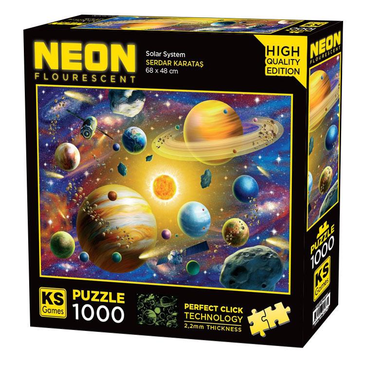 PUZZLE 1000(NEON) SOLAR SYSTEM Diğer 20767