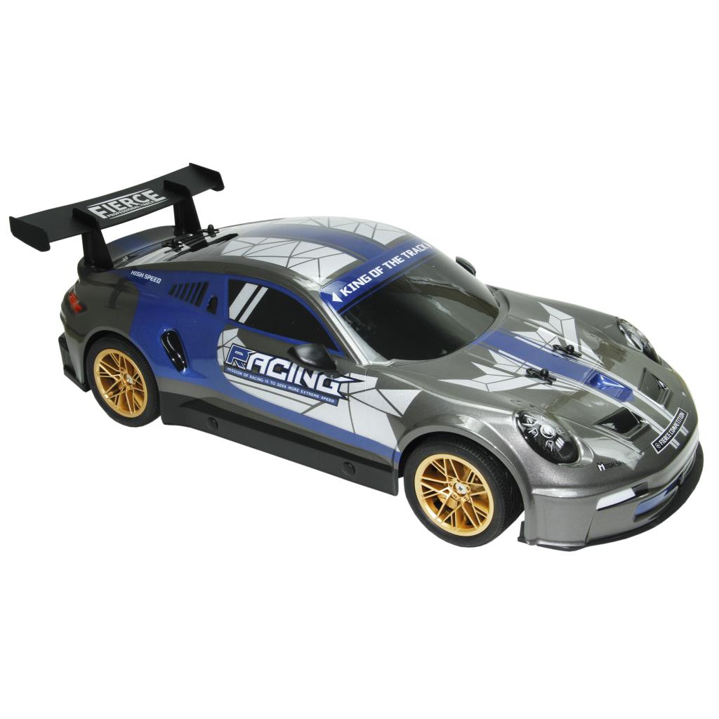 Vardem Uzaktan Kumandalı Full Fonksiyon Şarjlı Işıklı 2.4G 1:10 Pvc Hızlı Araba Mavi Vardem VAR YD898 MT1825 MAVI