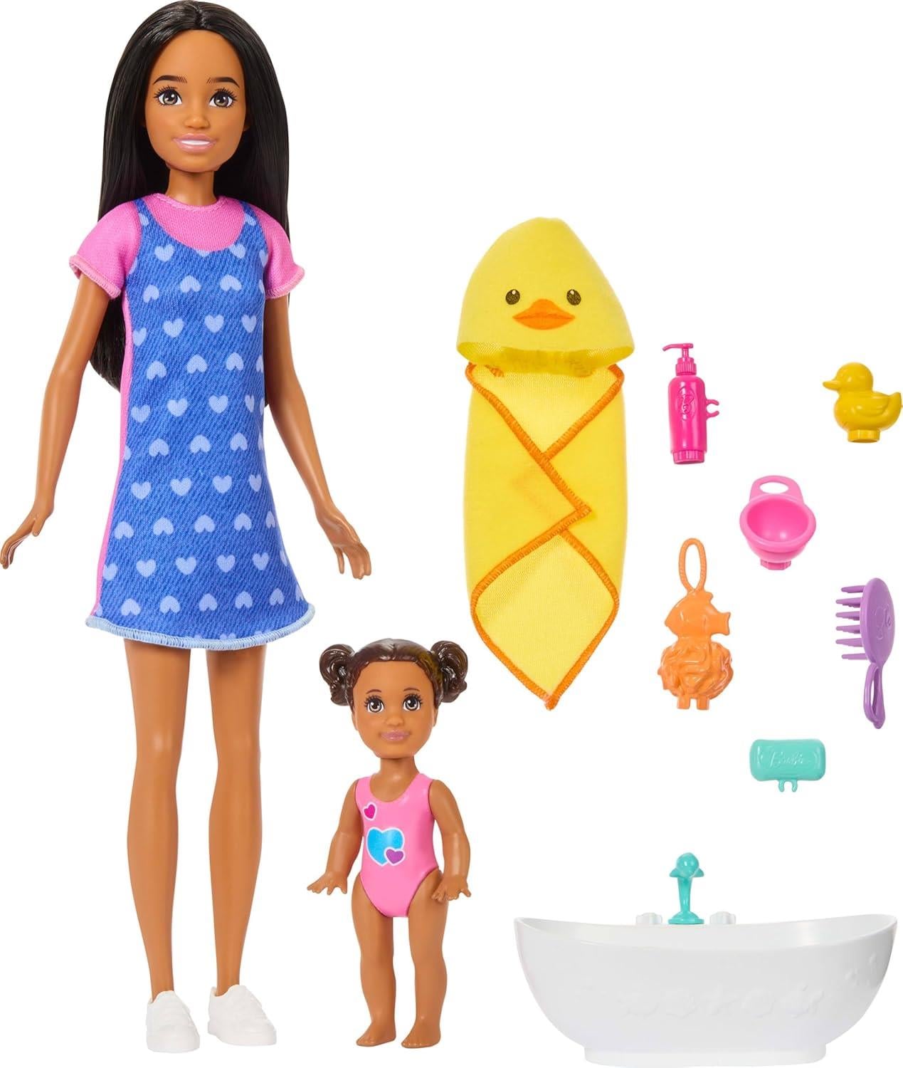 BARBIE BEBEK BAKICISI SKIPPER BEBEK KUVETLI OYUN SETI JKC16-JJB43 Diğer JJB43
