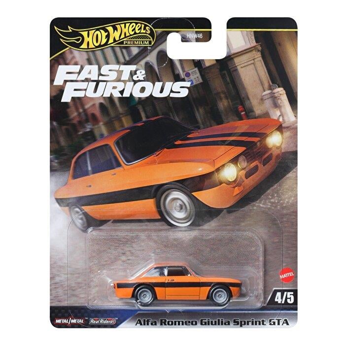 HOT WHEELS FAST & FURIOUS PREMIUM ARABALAR ALFA ROMEO GIULIA SPRINT GTA HNW46-JBM04 Diğer JBM04