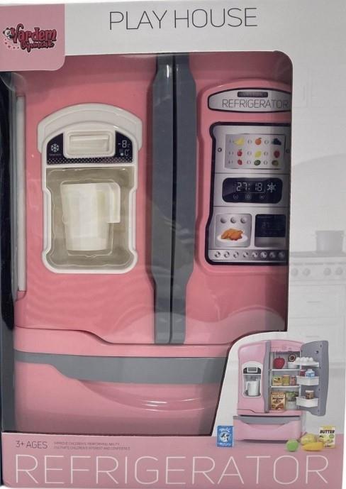 VARDEM AKSESUARLI ISIKLI VE MUZIKLI SPREYLI BUZDOLABI PEMBE Diğer VAR LS820C78